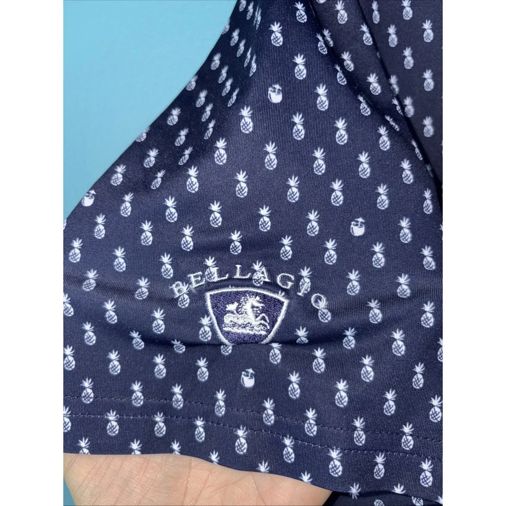 RLX Ralph Lauren Men's XXL Performance Golf Polo Shirt Pineapple Print MSRP $99
